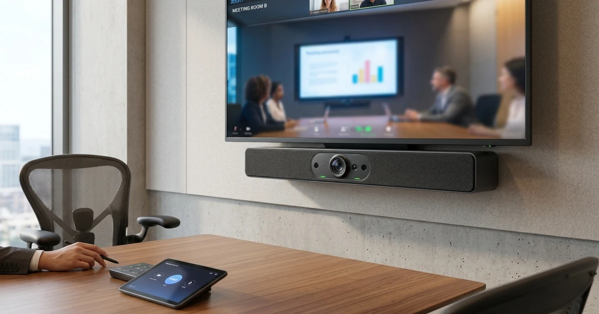 Thiết bị video bar Q-SYS RoomSuite