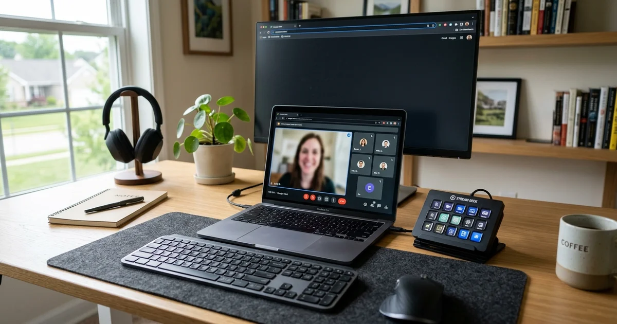 Thiết bị điều khiển đặt bàn kết nối trực tiếp vào laptop