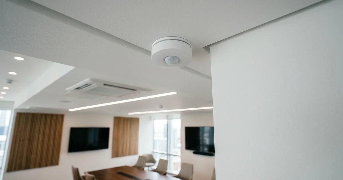 Cảm biến hồng ngoại phát hiện chuyển động trong phòng họp