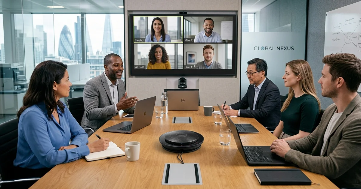 Màn hình cảm ứng điều khiển phòng họp Teams Room chuyên nghiệp