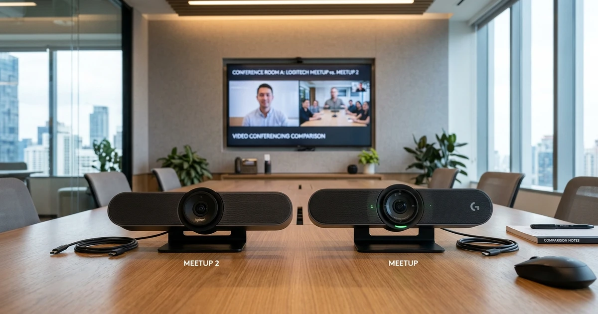 Ngọc Thiên cung cấp logitech meetup 2 - So sánh Logitech Meetup và Logitech Meetup 2 chi tiết