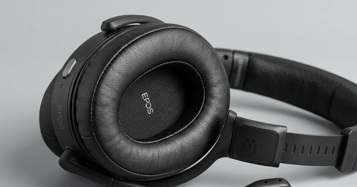 Đệm tai giả da cao cấp siêu nhẹ của tai nghe Epos Sennheiser Adapt 200