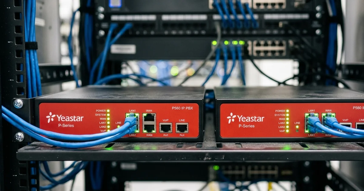 Mô hình hoạt động dự phòng nóng Hot Standby trên tổng đài Yeastar P-Series