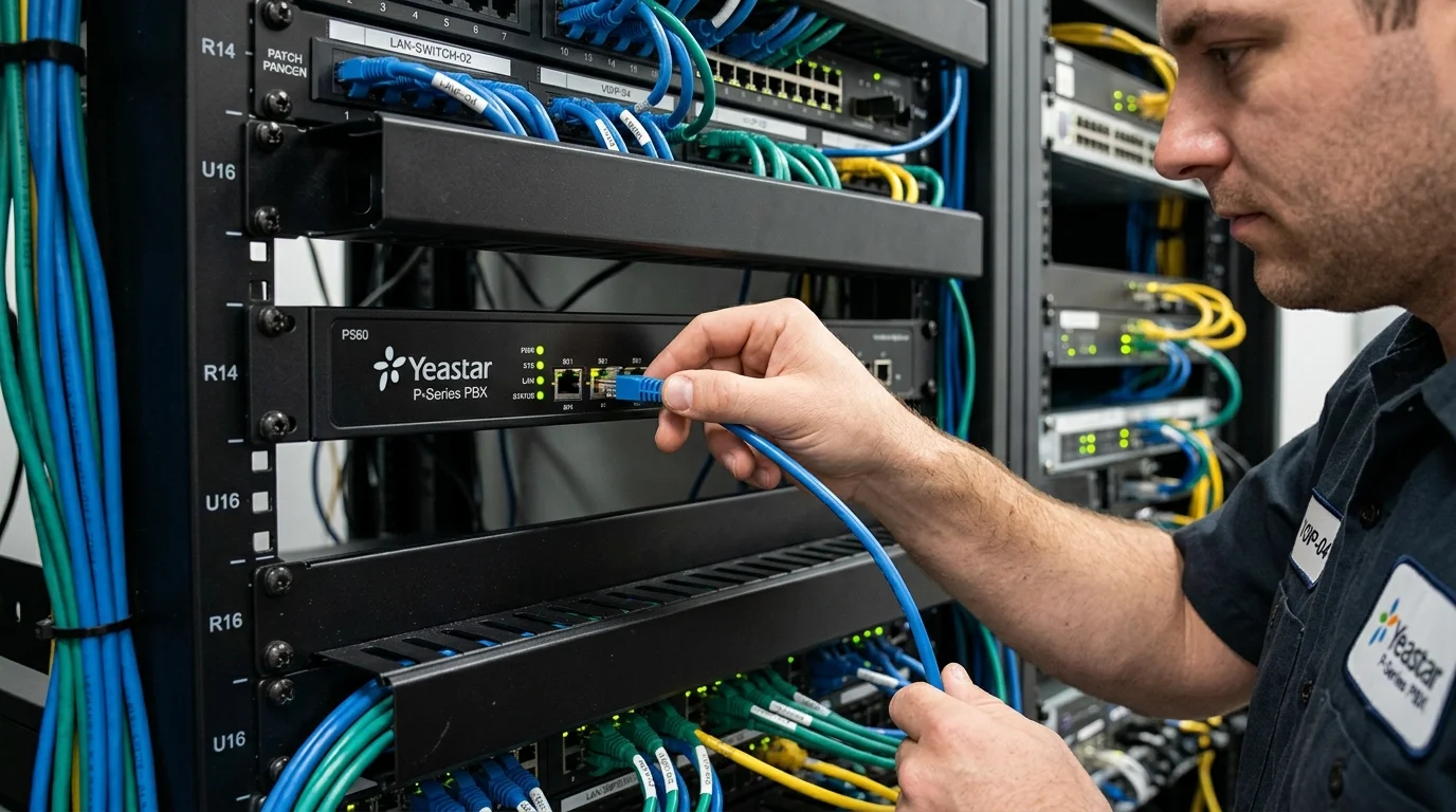lắp đặt Yeastar P-Series server