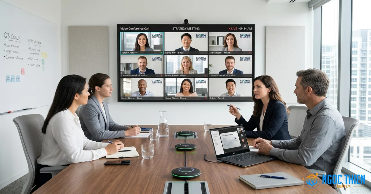 Ngọc Thiên cung cấp Video Call hội nghị truyền hình - Video Call là gì? Vai trò trong hội nghị truyền hình
