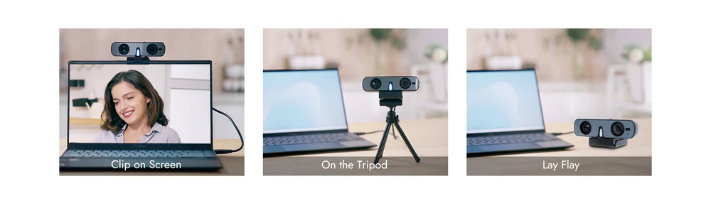 webcam thông minh Rocware RC08 lắp đặt linh hoạt