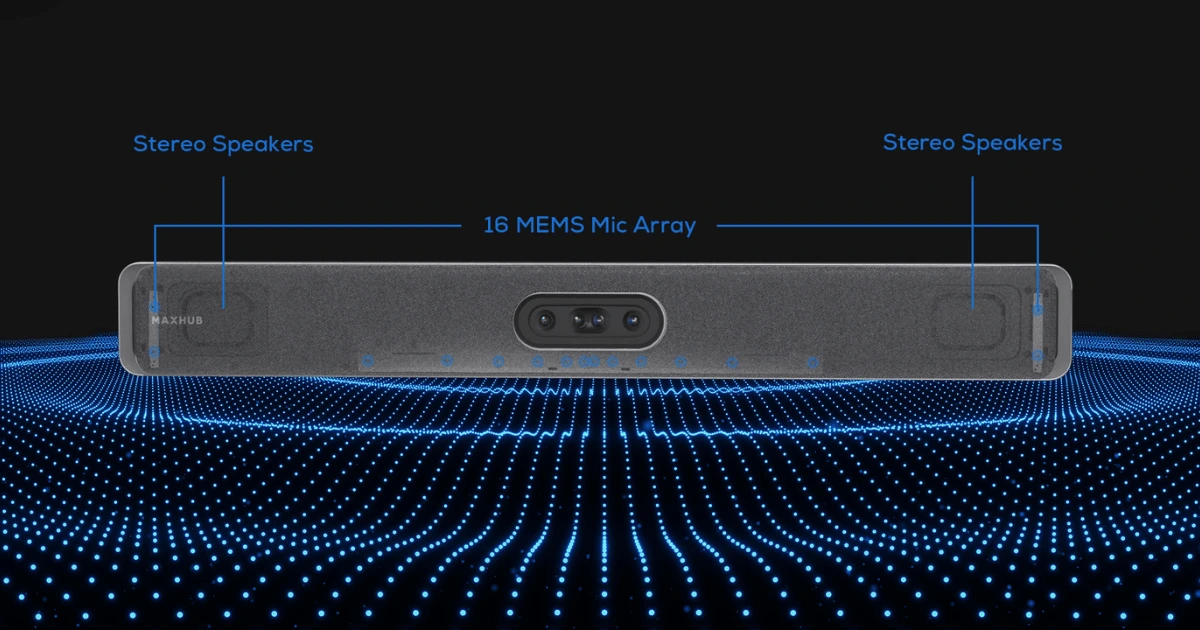 Âm thanh trong trẻo với mảng 16 micro
