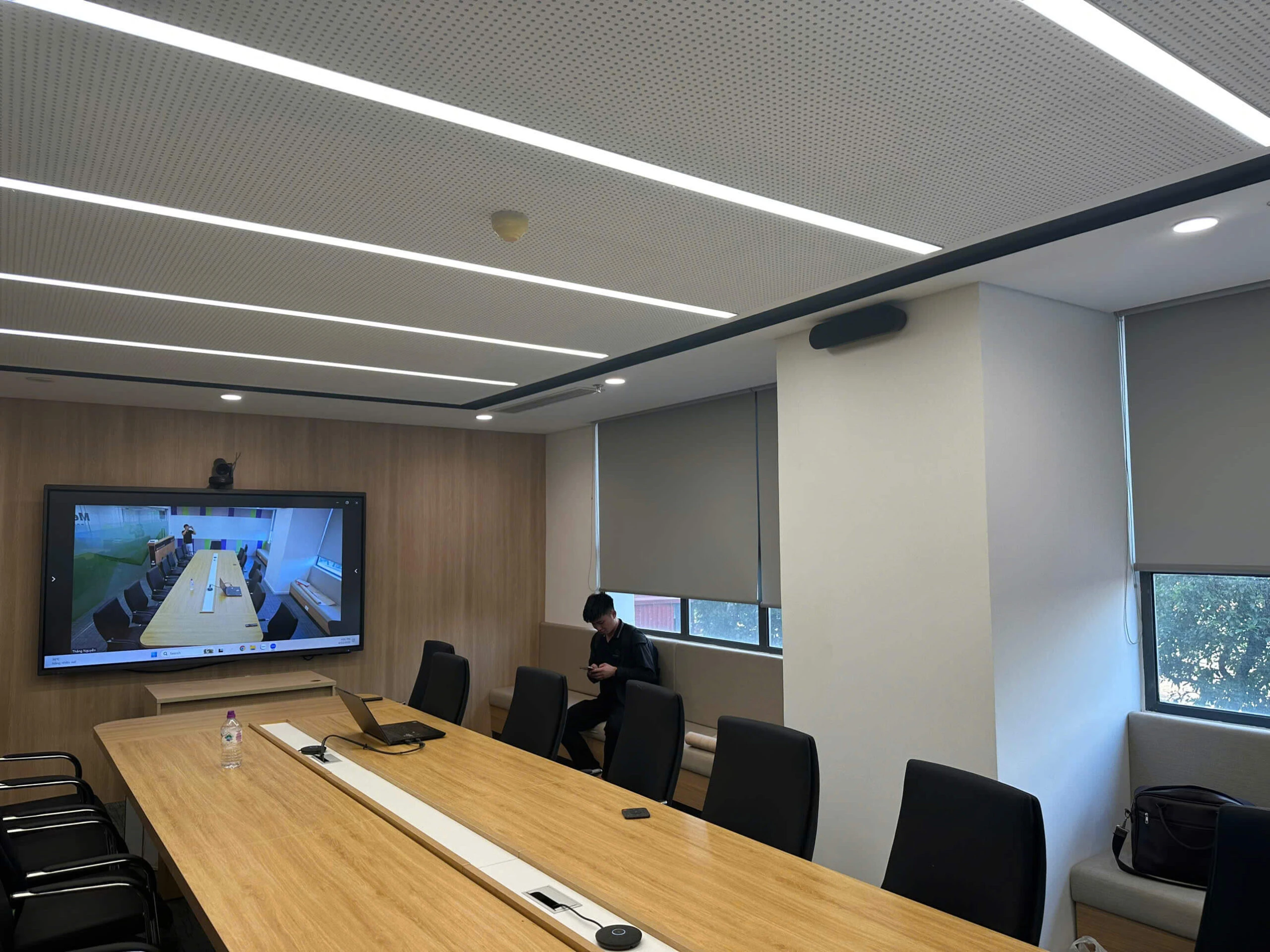 Ngọc Thiên hoàn thiện lắp đặt thiết bị họp Logitech Rally