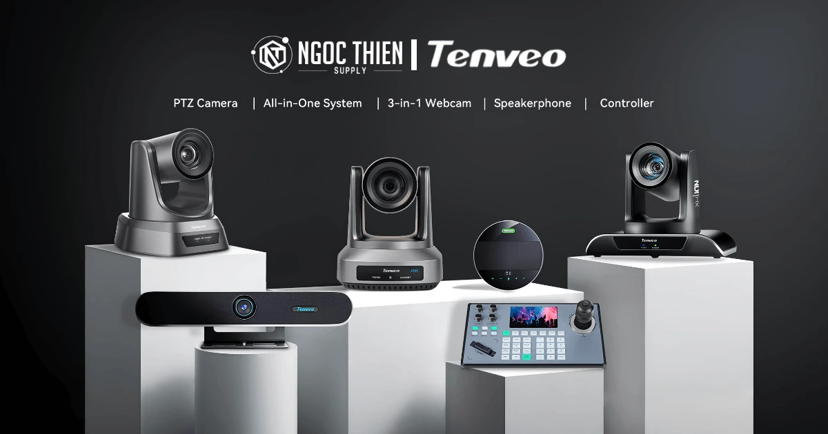 Thiết bị hội nghị Tenveo nổi bật tại Ngọc Thiên