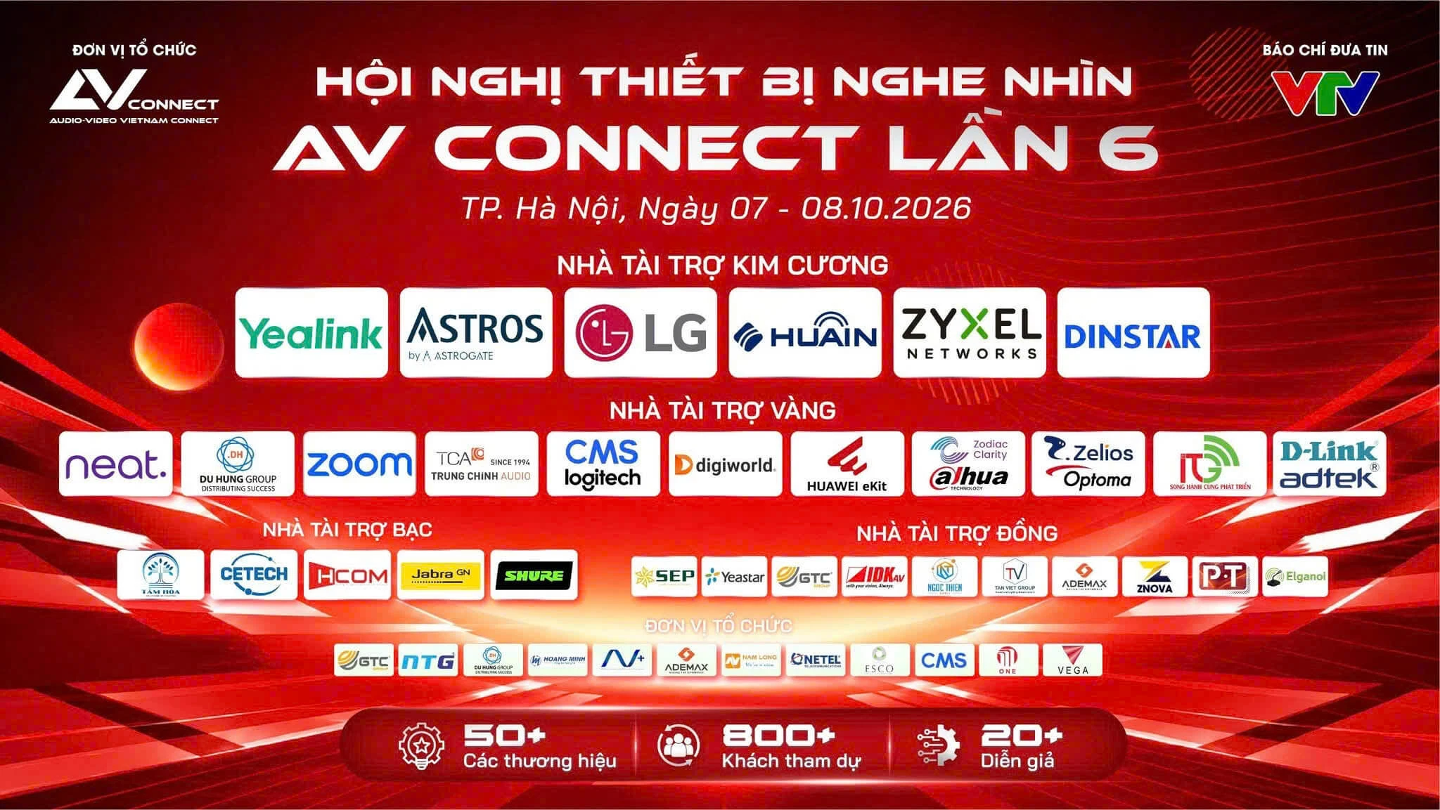 AV Connect Hà Nội 2026 nhà tài trợ