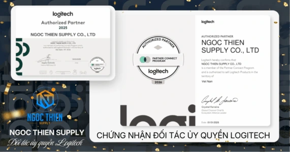 Ngọc Thiên đối tác ủy quyền của Logitech tại Việt Nam
