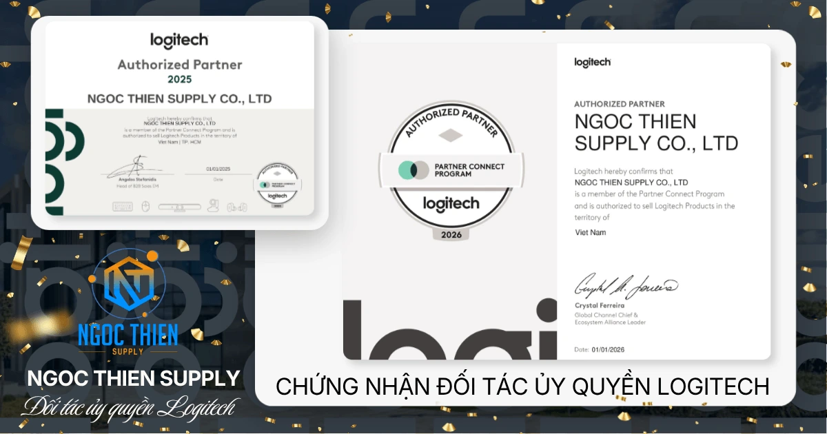 Ngọc Thiên đối tác ủy quyền của Logitech tại Việt Nam