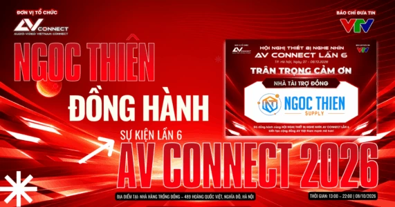 Ngọc Thiên đồng hành sự kiện AV Connect Hà Nội 2026
