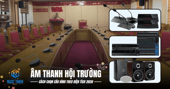 Âm thanh hội trường_ Cách chọn cấu hình theo diện tích 2026
