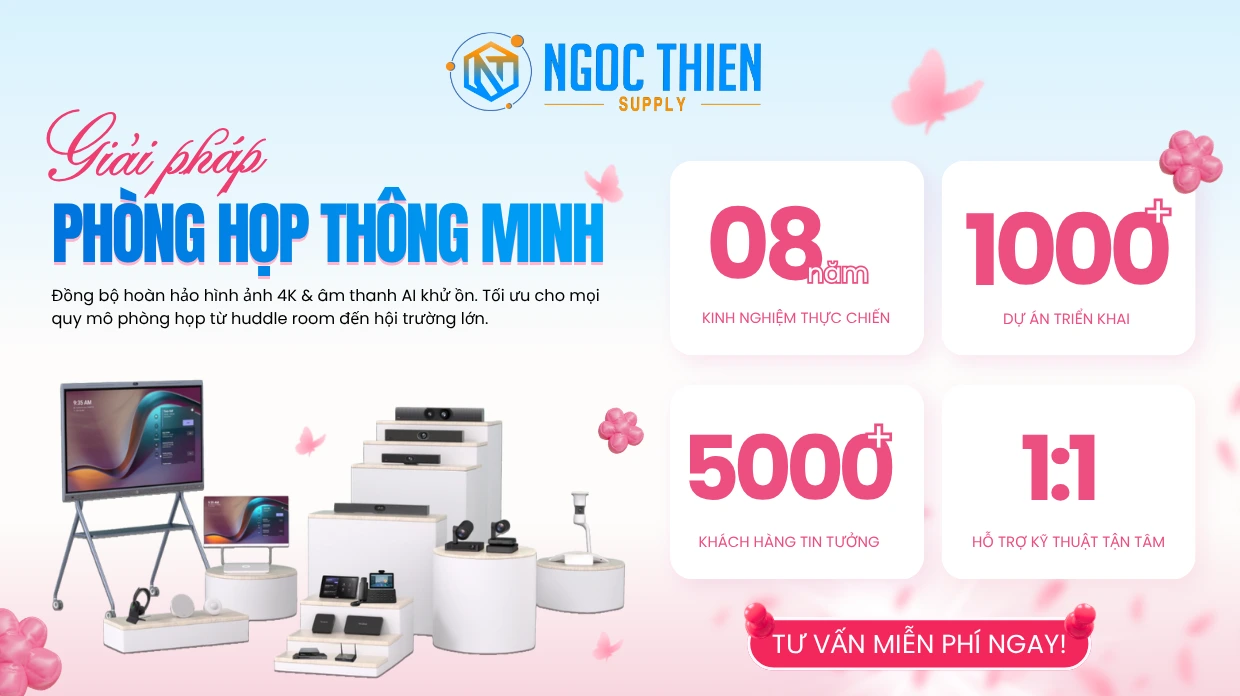 Giải pháp phòng họp thông minh cho doanh nghiệp, trường học, nhà nước vnsup