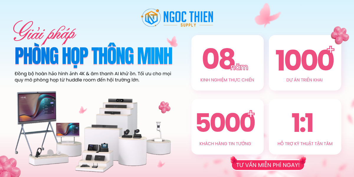 Giải pháp phòng họp thông minh cho doanh nghiệp, trường học, nhà nước