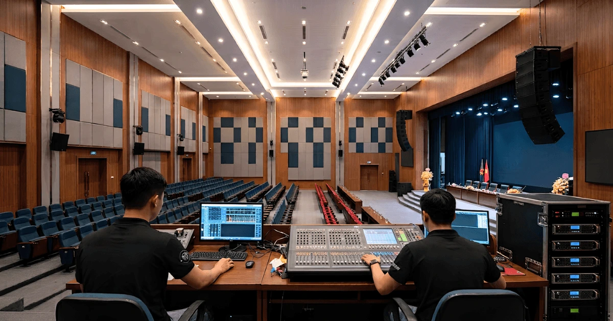 Hệ thống âm thanh hội trường quy mô lớn