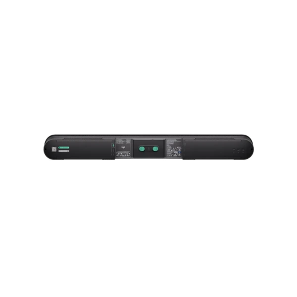 Logitech Rally Bar 2 đen than mặt sau