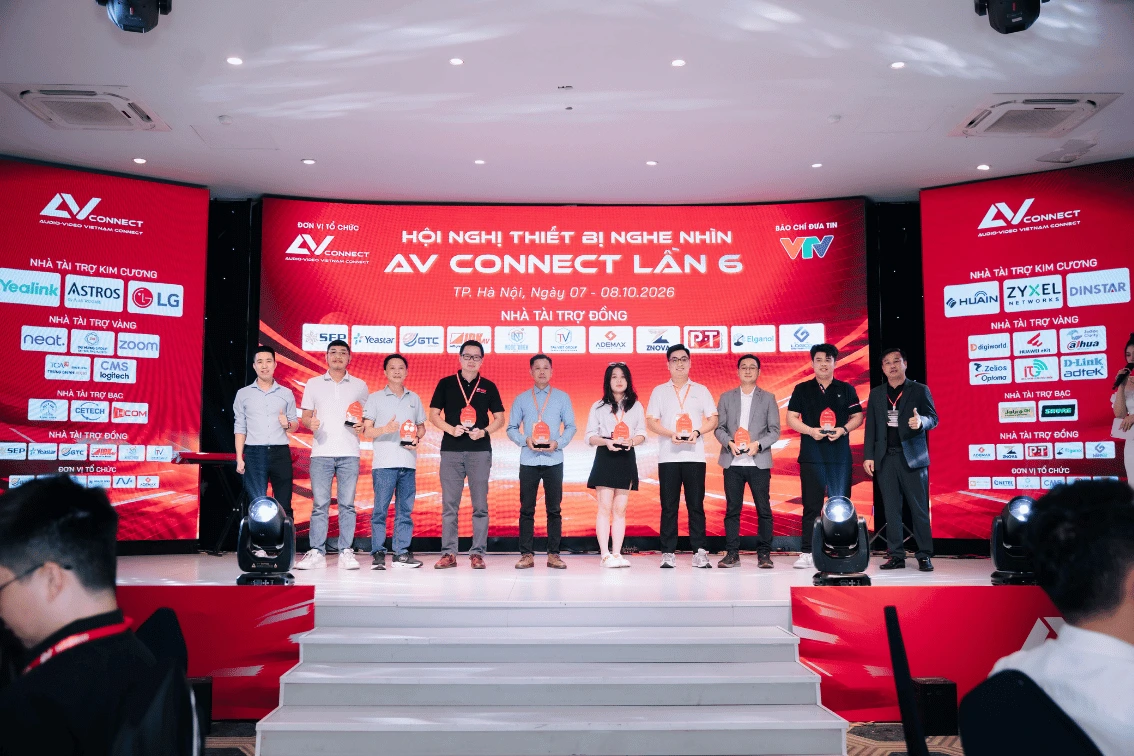 Ngọc Thiên vinh dự nhận tài trợ đồng tại AV Connect 2026