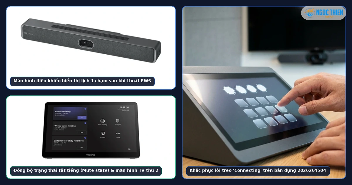 Khắc phục sự cố Teams Rooms mất đồng bộ lịch sau khi cập nhật Teams Rooms Android